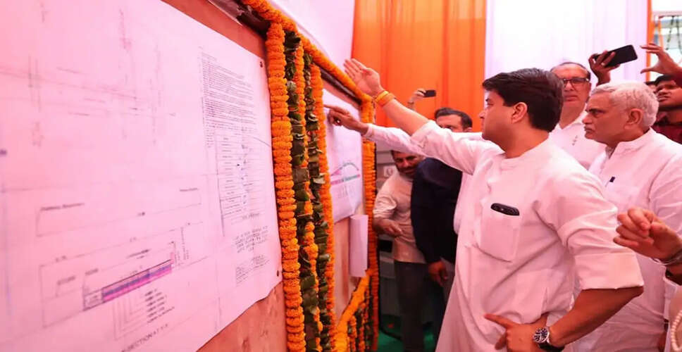 ज्योतिरादित्य सिंधिया ने रोहतक में विकास कार्यक्रमों में भाग लिया