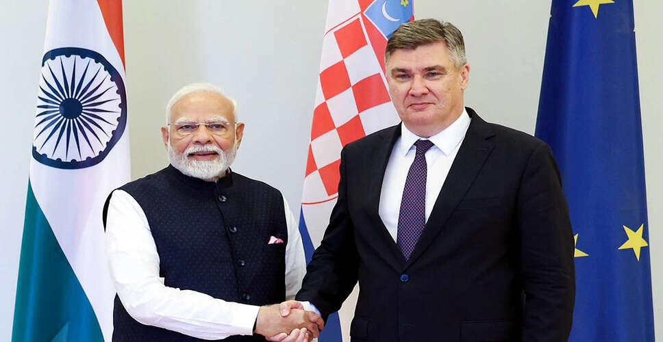 प्रधानमंत्री मोदी की क्रोएशिया यात्रा: भारत की वैश्विक कूटनीति में नया अध्याय