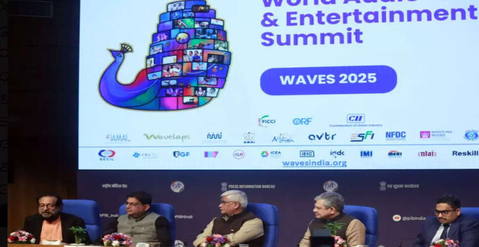 WAVES 2025: वैश्विक मीडिया और मनोरंजन सम्मेलन में 90 देशों की भागीदारी