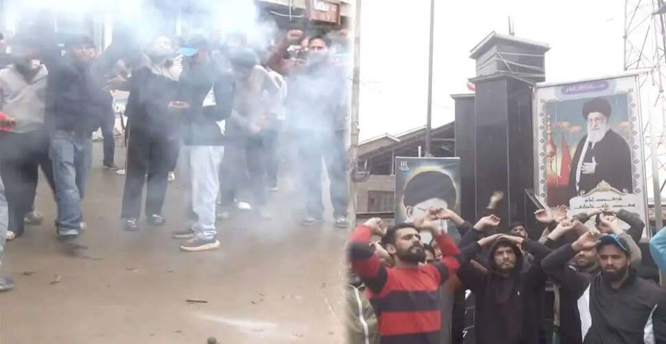 कश्मीर में ईरान के युद्धविराम की खुशी, लोगों ने मनाया जश्न