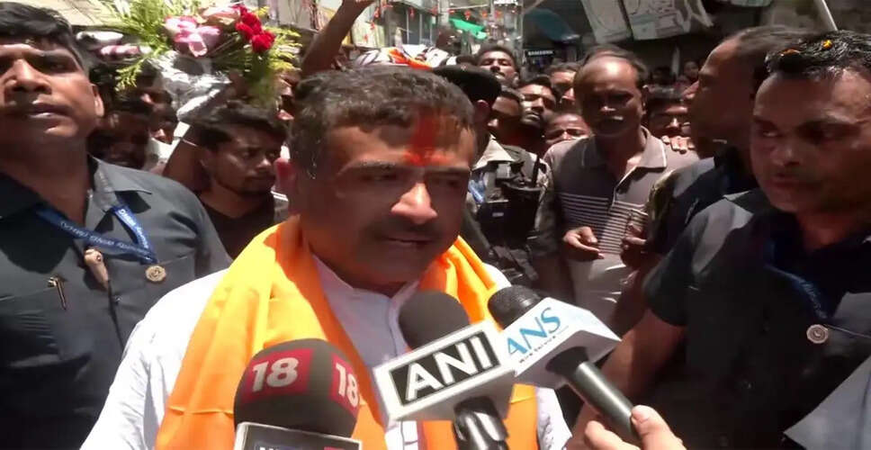 भाजपा नेता सुवेंदु अधिकारी ने पश्चिम बंगाल में गुंडों के खिलाफ कार्रवाई का आश्वासन दिया