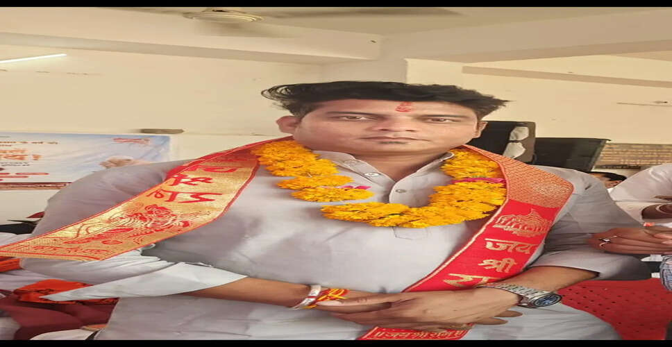 भाजपा ने मनीष बैरवा को टोंक एससी मोर्चा का जिलाध्यक्ष नियुक्त किया