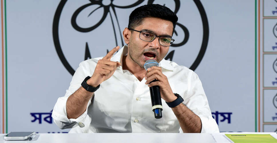 अभिषेक बनर्जी का भाजपा और निर्वाचन आयोग पर हमला, मतदाता सूची पुनरीक्षण पर उठाए सवाल