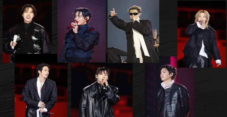 BTS का शानदार मंच पर वापसी: ARIRANG कॉन्सर्ट में जादू