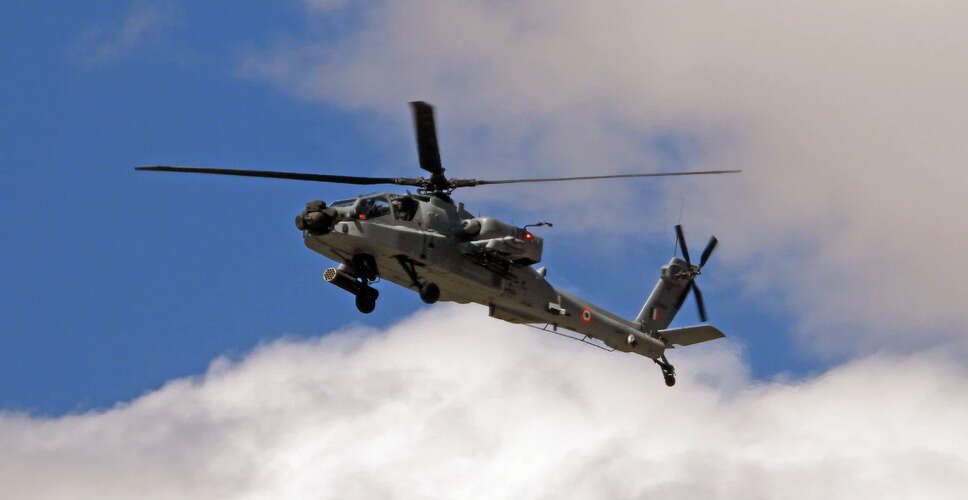 भारतीय सेना को मिलेंगे पहले अपाचे AH-64E लडाकू हेलीकॉप्टर