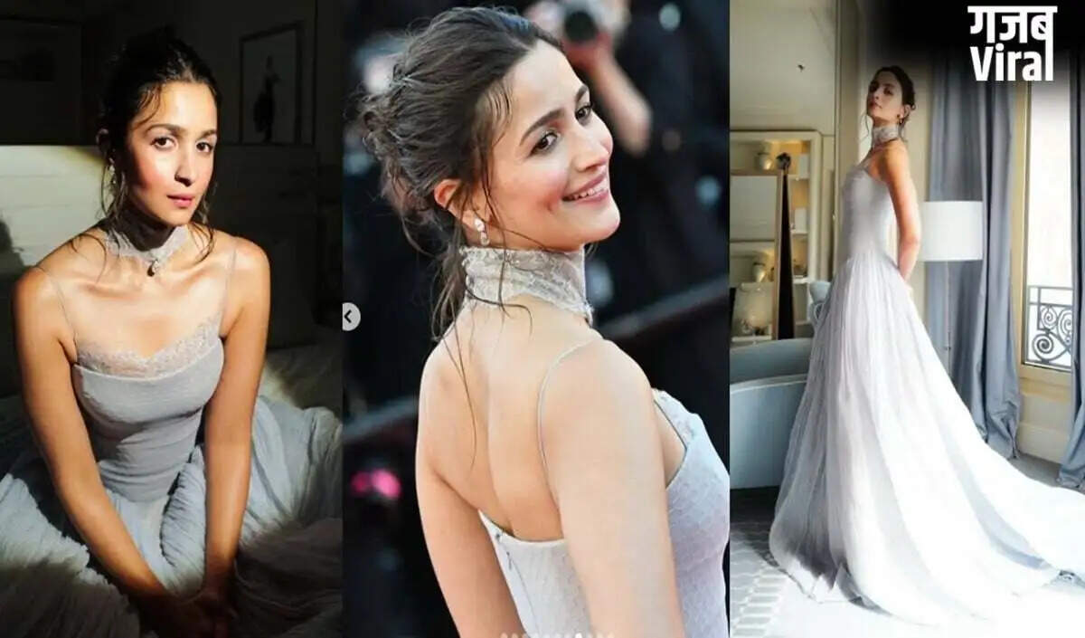 आलिया भट्ट का कान्स में शानदार लुक, फैशन की दुनिया में मचाई धूम