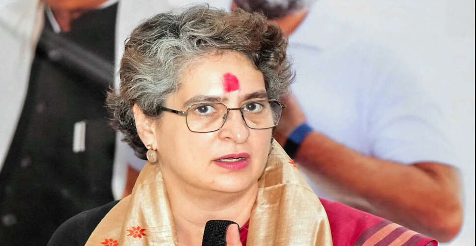 प्रियंका गांधी ने अयातुल्ला खामेनेई की हत्या की निंदा की, शांति की अपील की