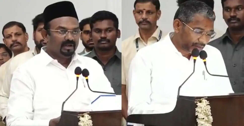तमिलनाडु में कैबिनेट विस्तार: VCK और IUML का शामिल होना