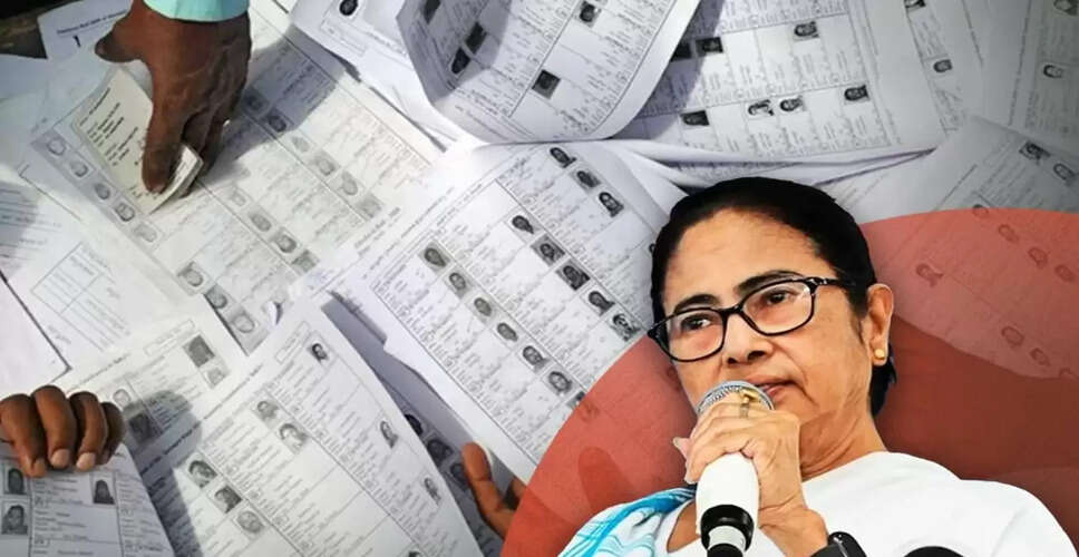 ममता बनर्जी ने चुनाव आयोग को लिखा पत्र, SIR प्रक्रिया पर उठाए सवाल