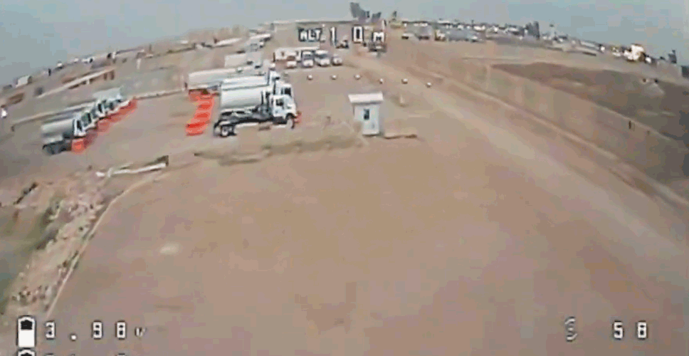 ईरानी समर्थित मिलिशिया द्वारा इराक में ड्रोन हमले का वीडियो जारी