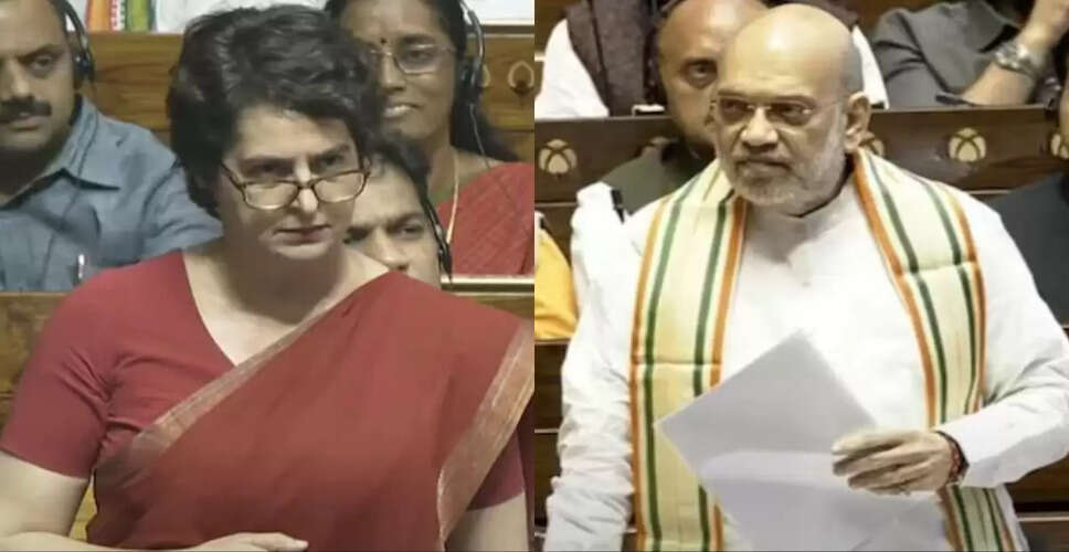 संसद में प्रिया गांधी का अमित शाह पर तीखा हमला, सुरक्षा चूक पर उठाए सवाल