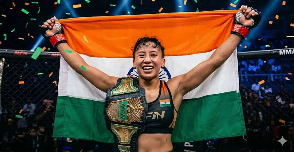 सोनम ज़ोंबा ने MMA में शानदार जीत से खिताब का बचाव किया