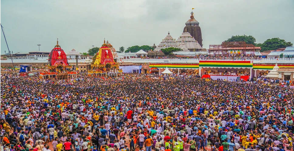 पुरी रथ यात्रा में भगदड़ से तीन श्रद्धालुओं की मौत, 10 घायल