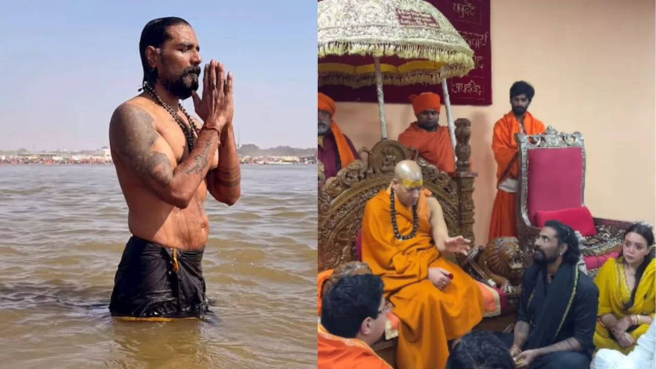 महाकुंभ 2025 में रेमो डिसूजा का अनोखा अंदाज