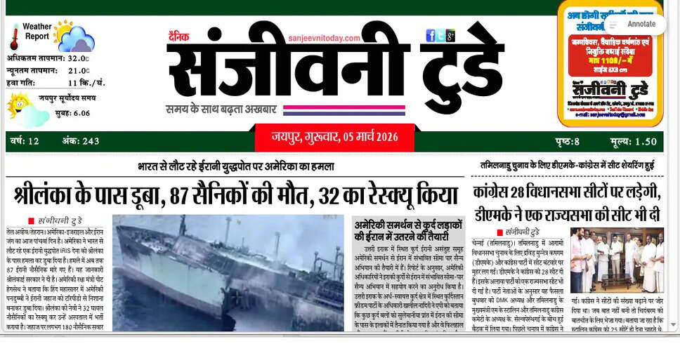 महत्वपूर्ण दस्तावेज़: 5 मार्च का PDF डाउनलोड करें