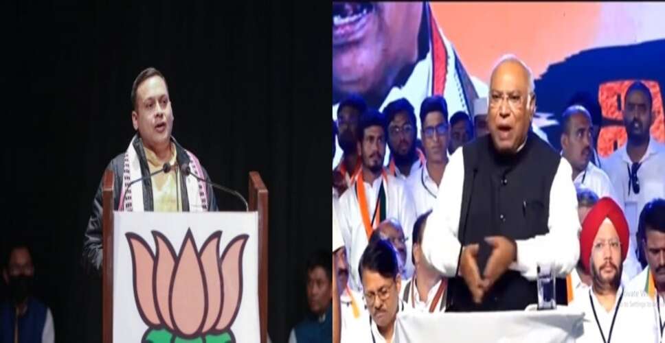 खड़गे ने प्रधानमंत्री मोदी के मृत पिता का किया अपमान : भाजपा