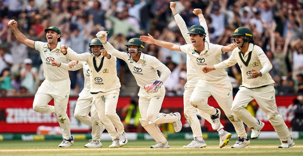 एमसीजी की पिच को आईसीसी ने घोषित किया असंतोषजनक, एशेज टेस्ट में गिरे 36 विकेट