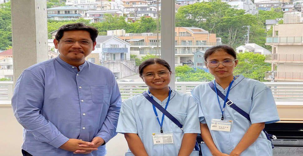 मेघालय के मुख्यमंत्री ने जापान में नर्सों से की मुलाकात, मिशन मून का समर्थन