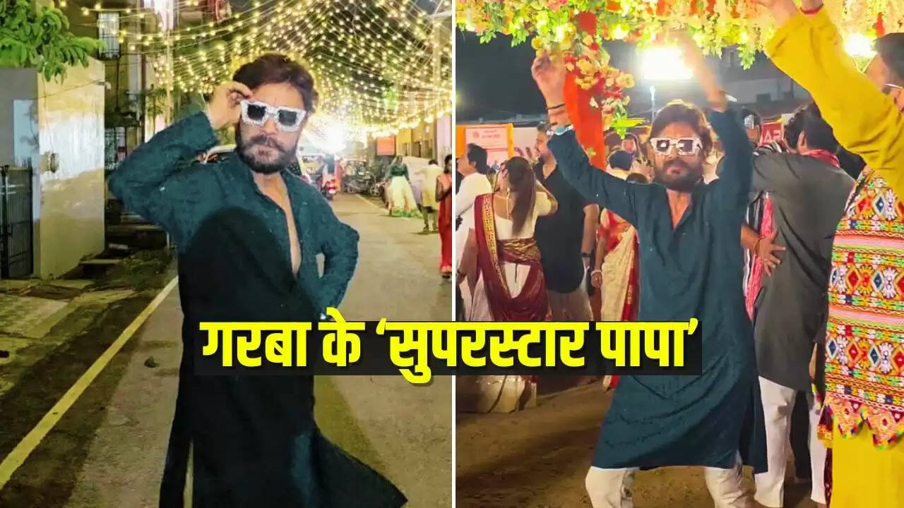 पिता का गरबा डांस वीडियो हुआ वायरल, बेटी ने किया शेयर