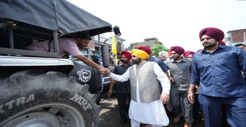 पंजाब में बाढ़: मुख्यमंत्री भगवंत मान का राहत कार्यों का दौरा