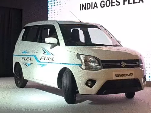 भारत में पहली फ्लेक्स-फ्यूल कार का आगाज़: Maruti WagonR
