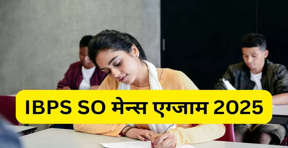 IBPS SO Mains Exam 2025: जानें परीक्षा पैटर्न और पासिंग मानदंड