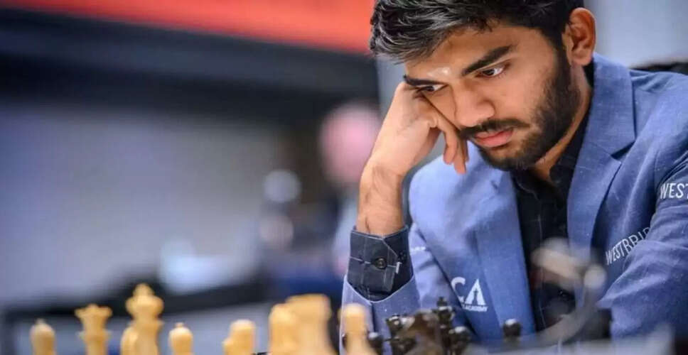 D Gukesh की St. Louis Rapid और Blitz प्रतियोगिता में मिश्रित शुरुआत