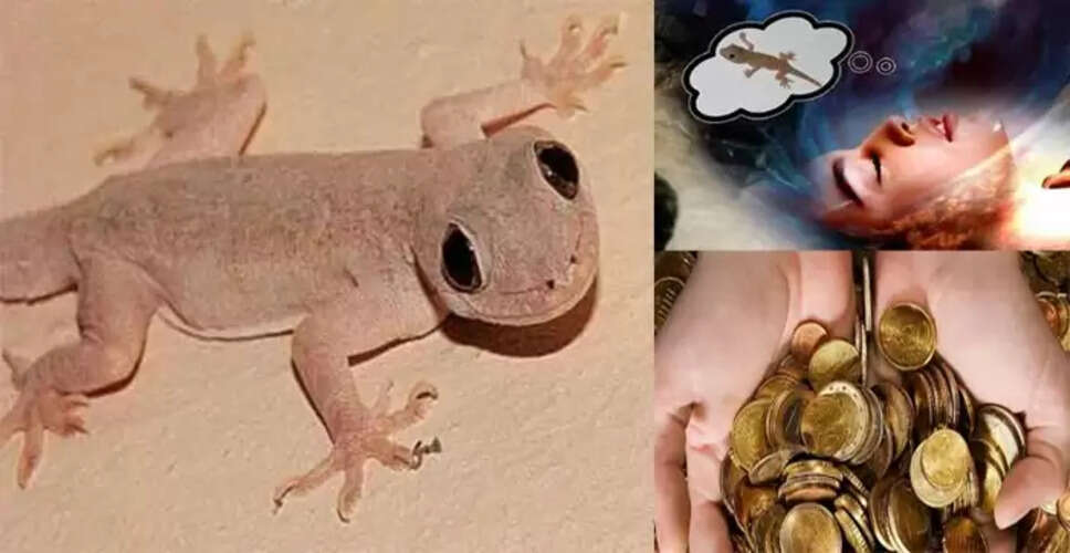 छिपकली के गिरने और सपनों में दिखने का रहस्य: जानें क्या है इसका अर्थ