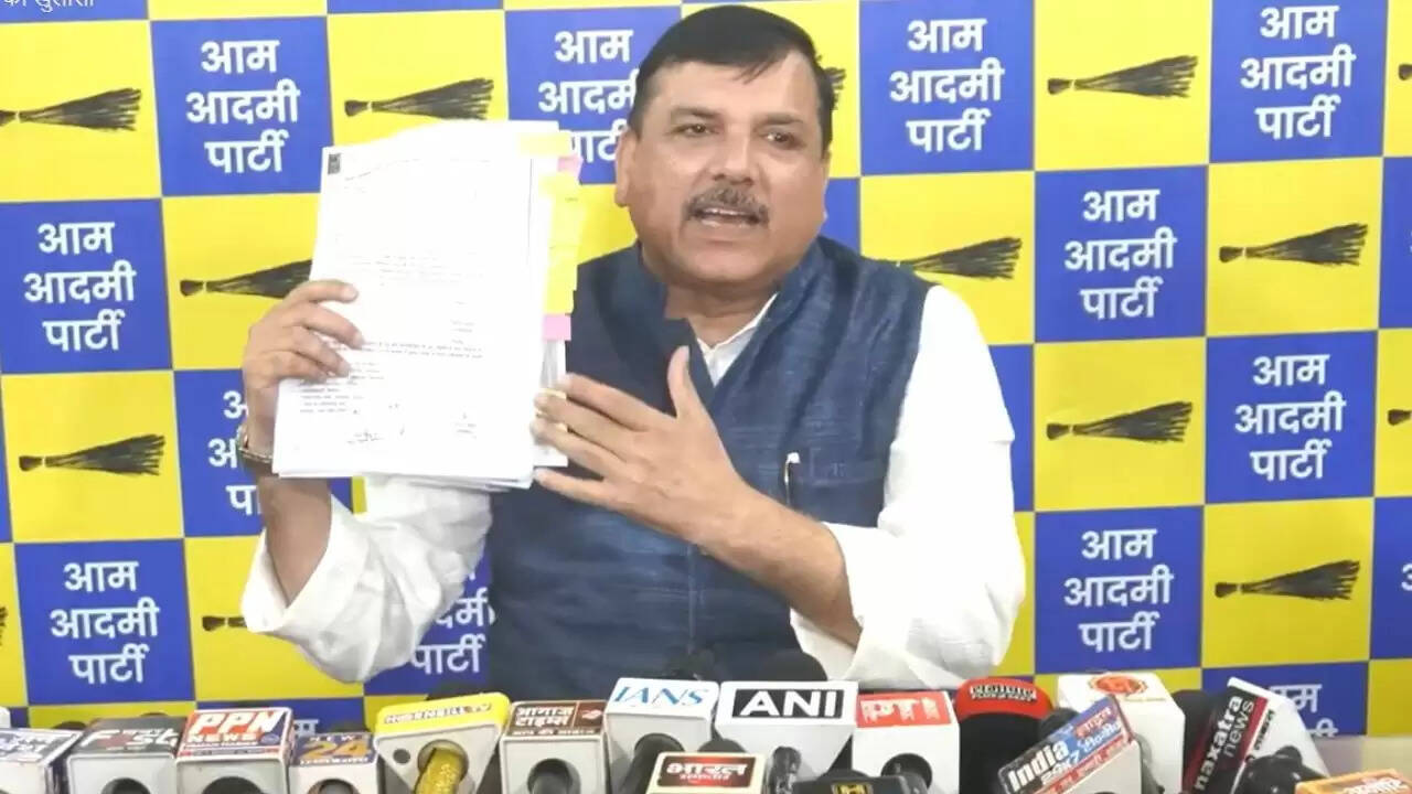 संजय सिंह का बड़ा आरोप: अयोध्या में सौंदर्यीकरण के नाम पर करोड़ों का घोटाला