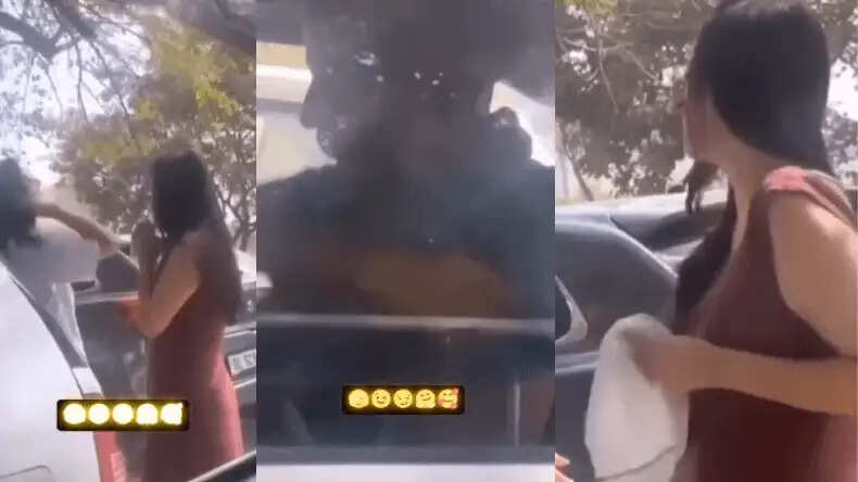 सोशल मीडिया पर वायरल हुआ विवादास्पद वीडियो, कॉलेज की लड़की कार में लड़के के साथ