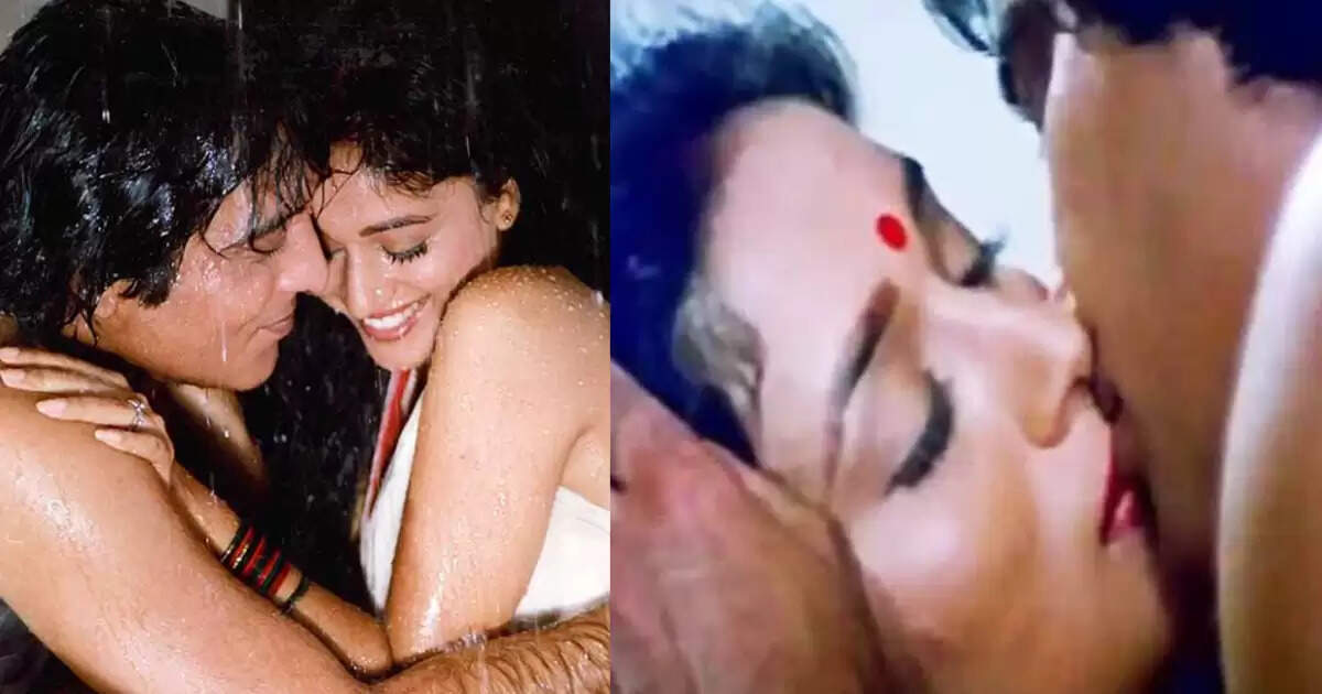 विनोद खन्ना और माधुरी दीक्षित का विवादास्पद किसिंग सीन