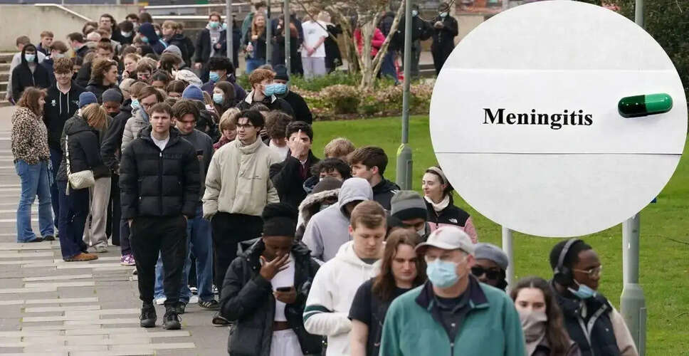 यूके विश्वविद्यालय में मेनिनजाइटिस के मामलों में तेजी से वृद्धि, स्वास्थ्य चेतावनियाँ जारी