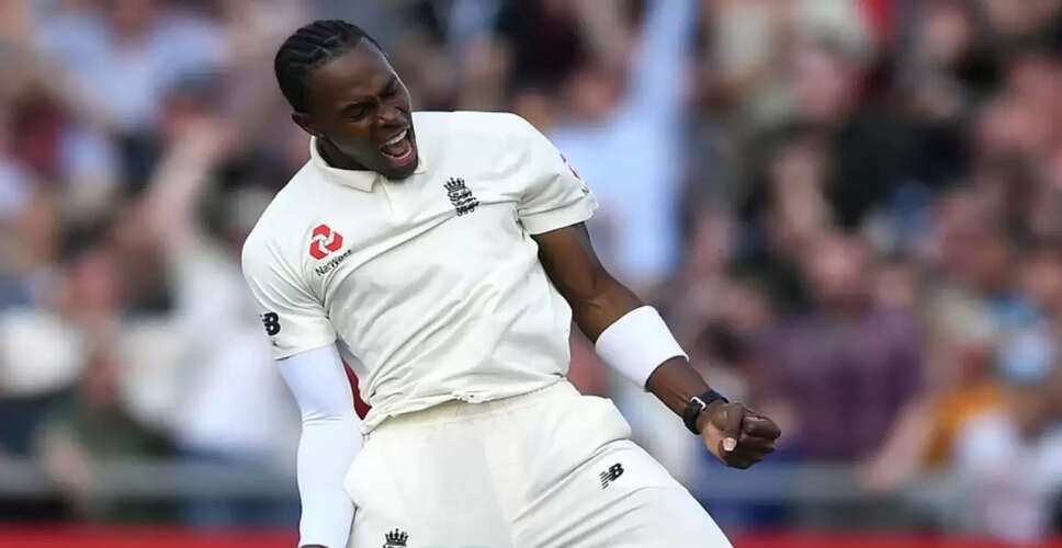 Jofra Archer Makes Comeback in England's Squad for 2nd Test Against India