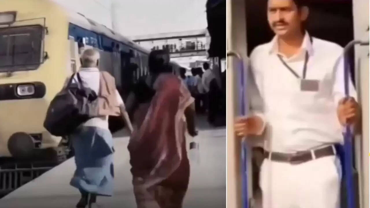 रेल ड्राइवर की मानवता: बुजुर्ग कपल के लिए ट्रेन रोकी, वीडियो हुआ वायरल
