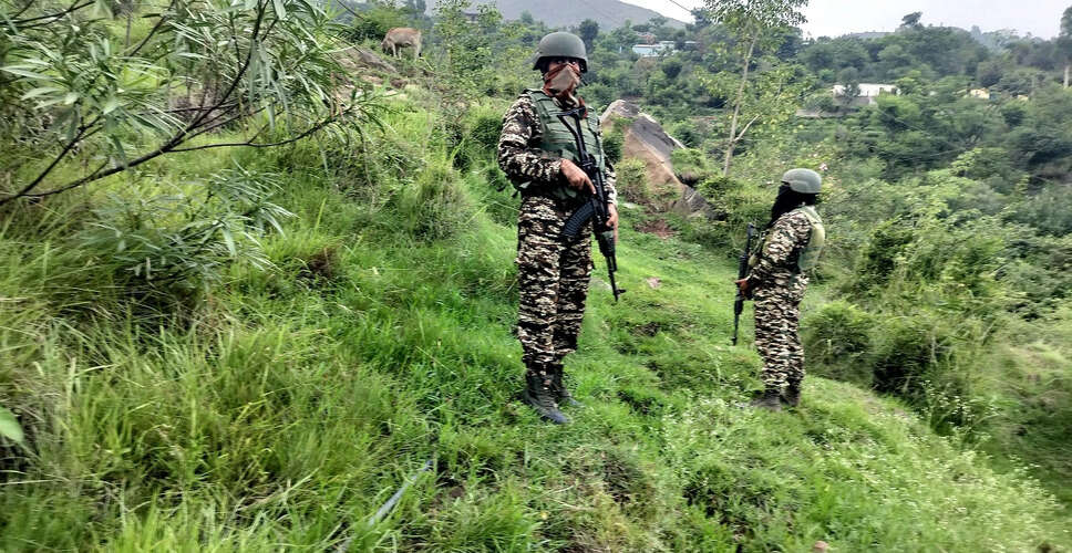 उधमपुर में सुरक्षा बलों और आतंकवादियों के बीच मुठभेड़