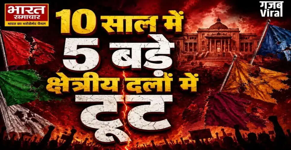 भारतीय राजनीति में क्षेत्रीय दलों की आंतरिक कलह का प्रभाव