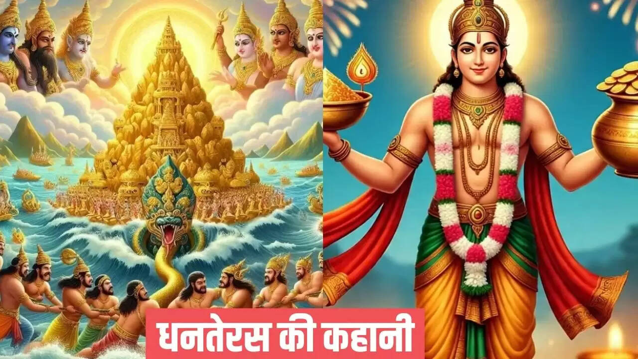 धनतेरस 2025: समुद्र मंथन की पौराणिक कथा और महत्व