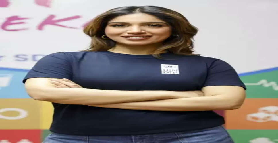 भूमि पेडनेकर ने यूएनडीपी इंडिया के सतत विकास लक्ष्यों के प्रयासों की सराहना की
