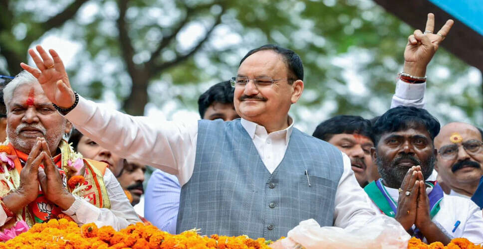 भाजपा अध्यक्ष जे.पी. नड्डा ने बिहार के विकास पर की चर्चा