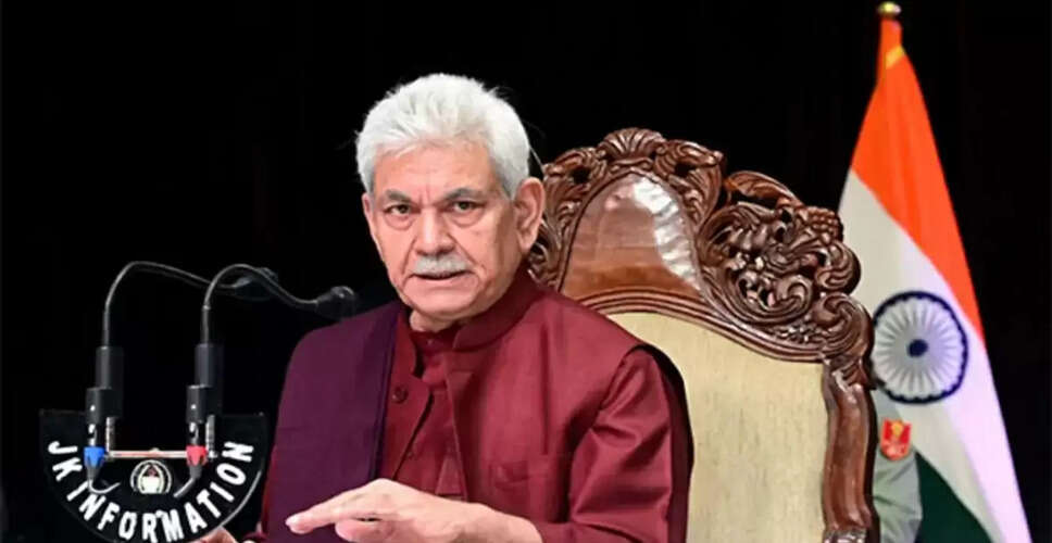लेफ्टिनेंट गवर्नर मनोज सिन्हा का श्रीनगर में व्यापारियों के साथ संवाद