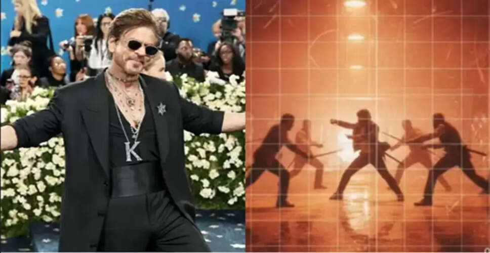 शाहरुख़ ख़ान की नई फिल्म 'किंग' में एक्शन सीन की तस्वीर वायरल