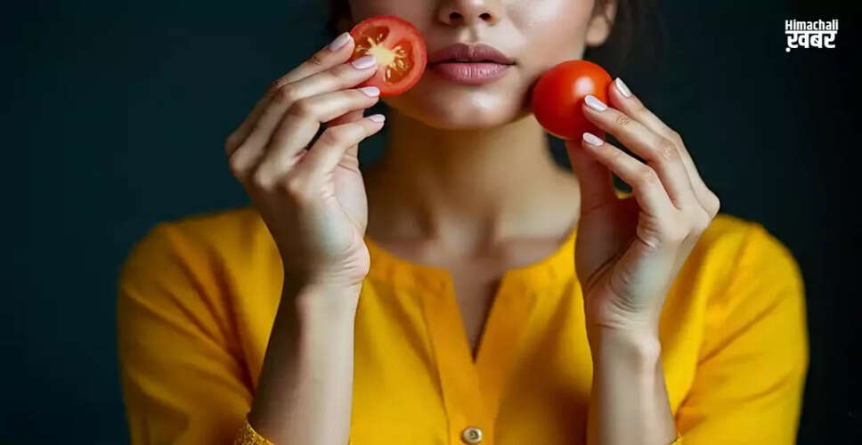 टमाटर के त्वचा पर लाभ: गर्मियों में सुंदरता बढ़ाने के उपाय