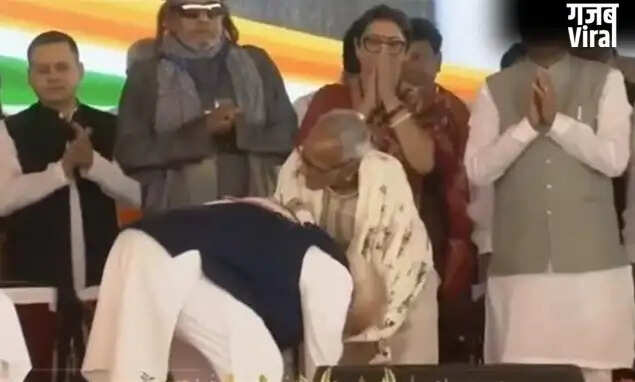 शुभेंदु अधिकारी ने पश्चिम बंगाल के मुख्यमंत्री के रूप में शपथ ली, पीएम मोदी ने बुजुर्ग नेता को किया सम्मानित