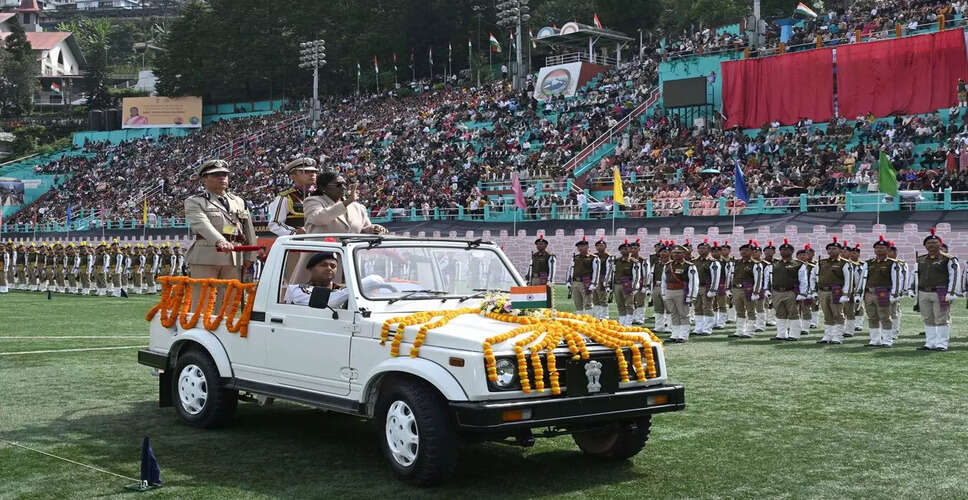 सिक्किम पुलिस को मिला राष्ट्रपति पुलिस रंग, राष्ट्रपति मर्मू ने किया सम्मानित