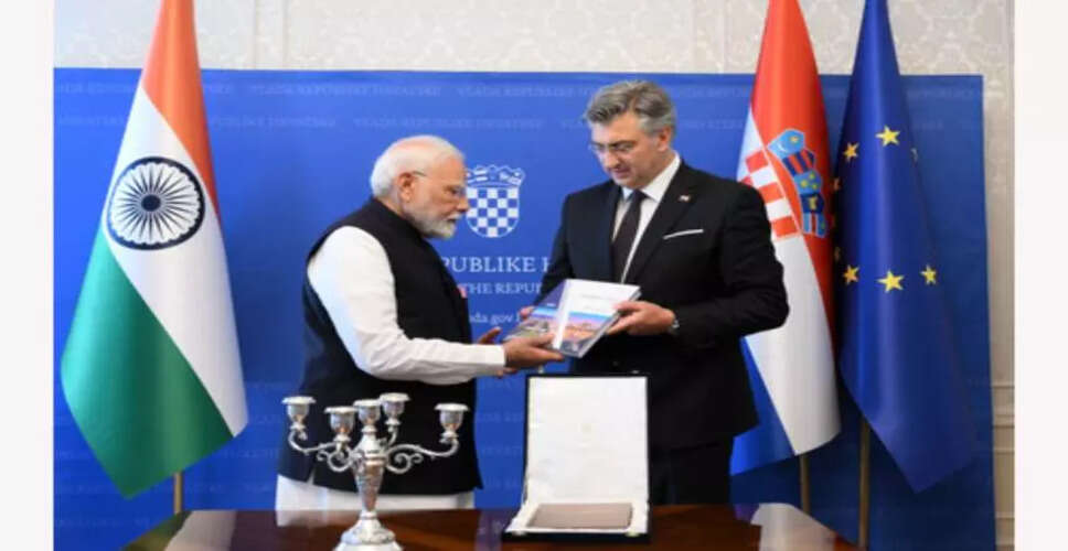प्रधानमंत्री मोदी ने क्रोएशिया में सांस्कृतिक संबंधों को मजबूत किया