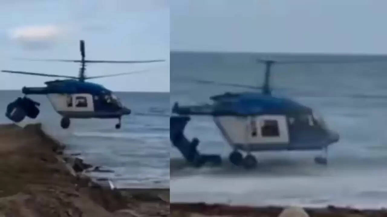हेलीकॉप्टर दुर्घटना का खतरनाक वीडियो हुआ वायरल