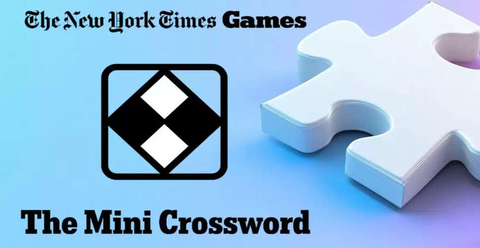 NYT Mini Crossword Solutions for June 13, 2025: Test Your Skills