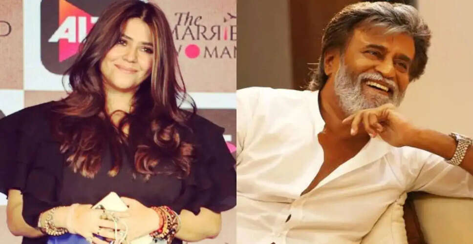 एकता कपूर की सफलता में रजनीकांत का योगदान