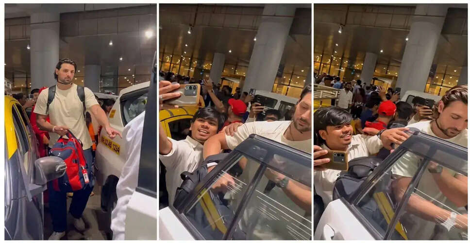 RCB के टिम डेविड ने मुंबई एयरपोर्ट पर फैंस के बीच संभाली स्थिति