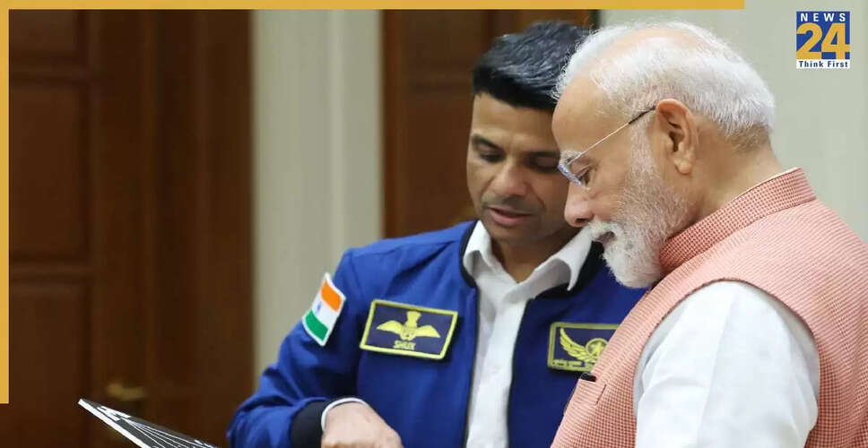 प्रधानमंत्री मोदी से मिले Axiom-4 मिशन के पायलट शुभांशु शुक्ला